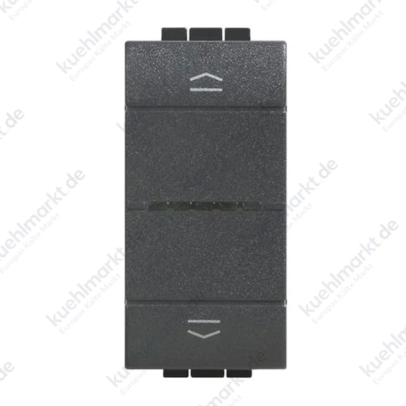 Bticino batteriebetriebene drahtlose Steuerung für Rollläden Living Now anthrazit LN4027CWI