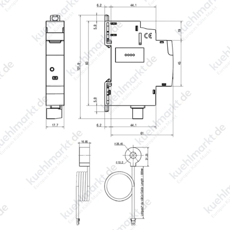 Bticino Smart Lastmanagement-Modul mit DIN Anschluss FC80GCS
