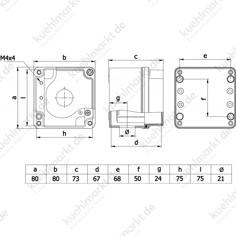 Lovato  Gehäuse aus Metall IP67 für 1 Taste gelb LPZM1A5