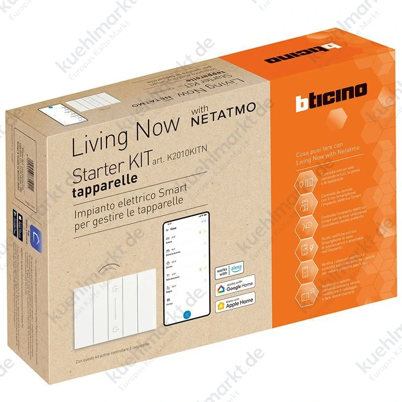 Bticino Living Now Starter-Kit für Rollladen K2010KITN