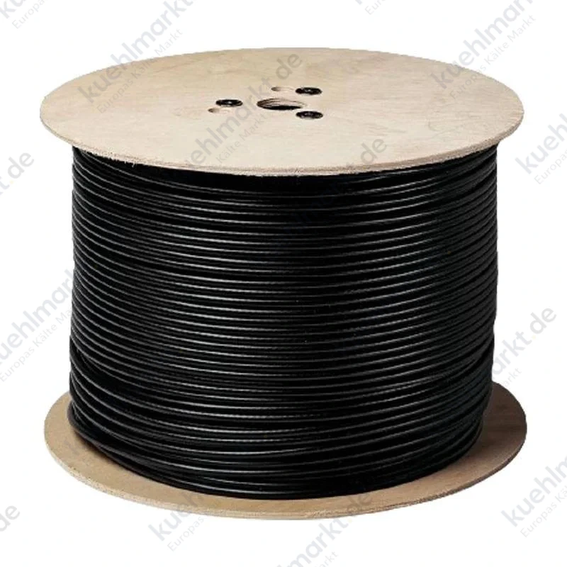 CAT 6 U/UTP Fracarro Kupfer-Netzwerkkabel 500 Meter schwarz 287533