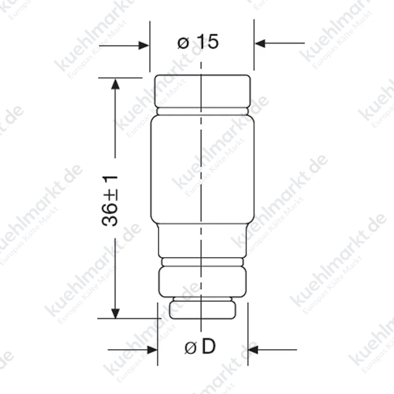 Gelöschte Italweber D02 Sicherung Teilung E18 flink 35A 400V 1320035