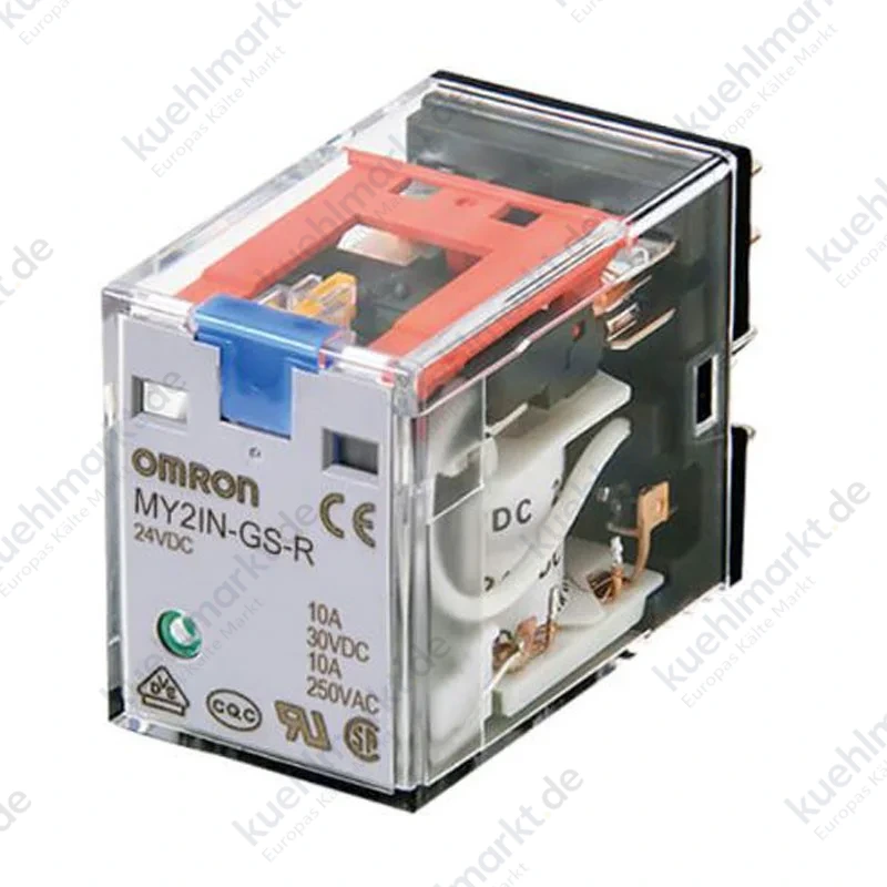 Omron Kontaktrelais mit 4 Austauschvorgänge 24VDC LED MY4INGSRDC24