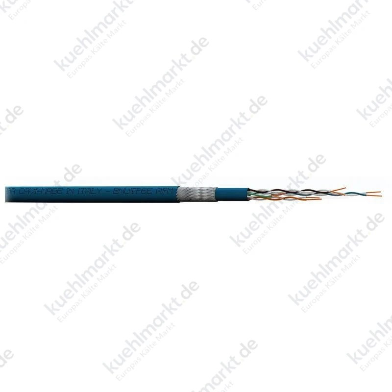 Beta Cavi Kabel Nagetierschutz U/UTP Cat 6 ummantelt Duraflam LSZH Blau