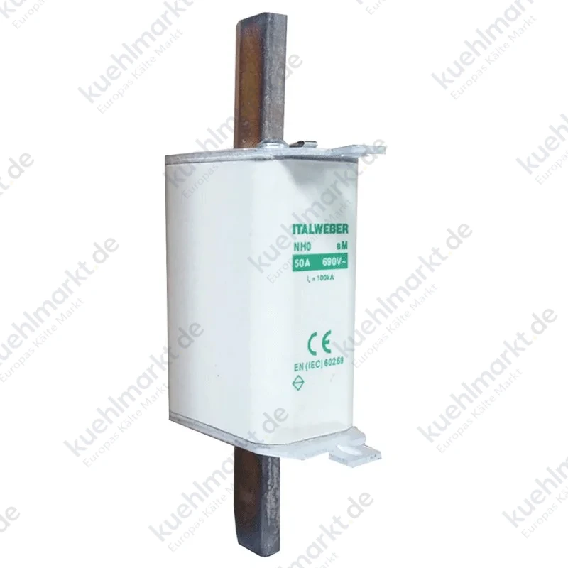 Messersicherung Italweber NH 0 Standardkurve aM 50A 690V 1507050