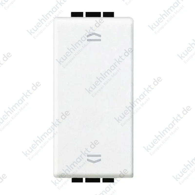 Bticino Livinglight Doppelschaltknopf 1-0-2 weiß N4027N