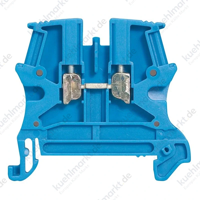 Legrand Klemme 4mmq mit DIN-Anschluss Farbe blau 037101