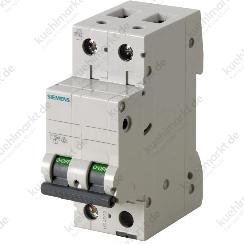 Siemens Leitungschutzschalter 1+N 2 Module 10A 4,5KA 5SL35107