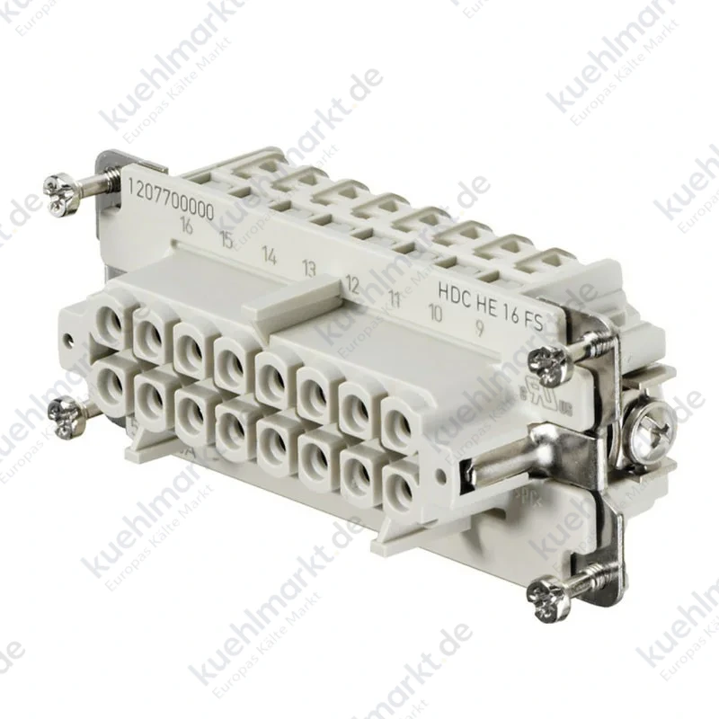 Weidmüller HDC Einbaubuchse 16P+E 16A 500V 1207700000