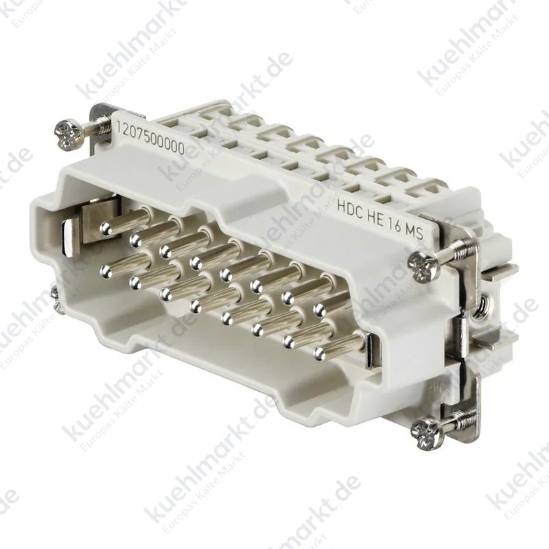 Stecker-einsatz Stecker Weidmuller HDC 16P+T 16A 500V 1207500000