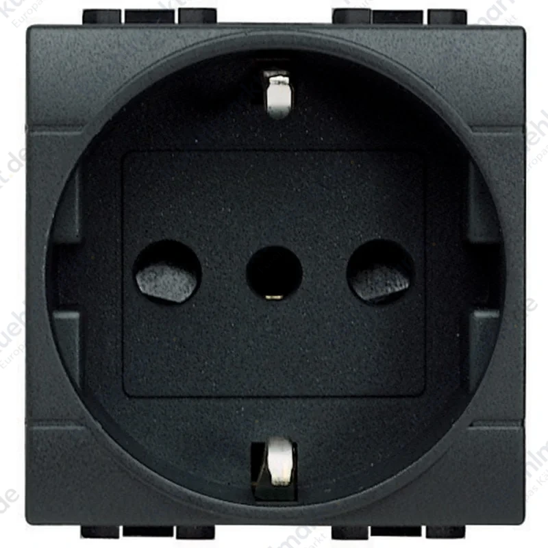 Bticino Wohnraumleuchte Schuko-Steckdose 2+T L4140