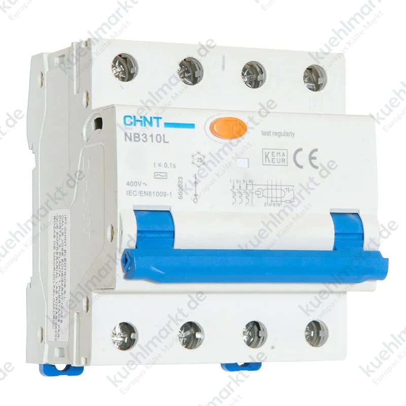 Chint Fehlerstrom und Leitungsschutzschalter NB310L-3PN 32A 3P+N 6KA 30MA 4 Module 660016