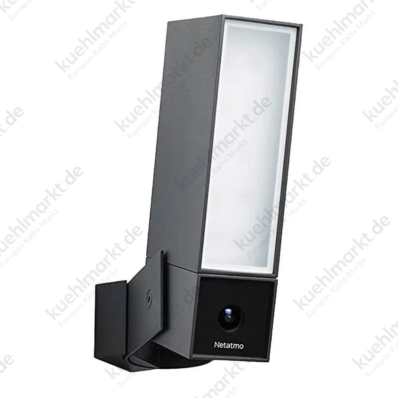 Netatmo Intelligente Videokamera für den Außenbereich mit Sirene Schwarz NA-NOC-S-PRO