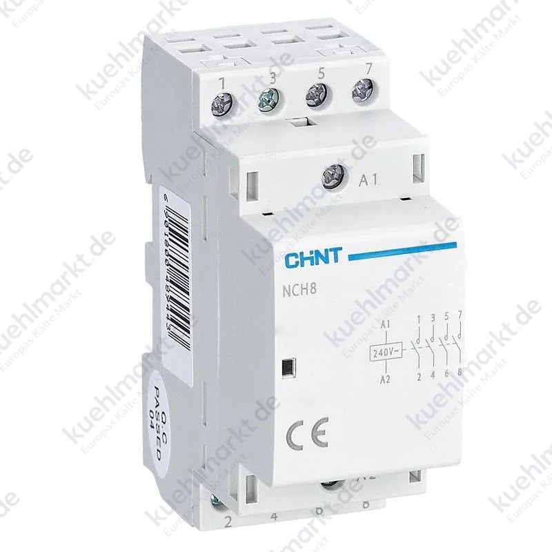 Chint Modulschütz NCH8 25A 4NA 4P 230 Vac 2 Module 256089