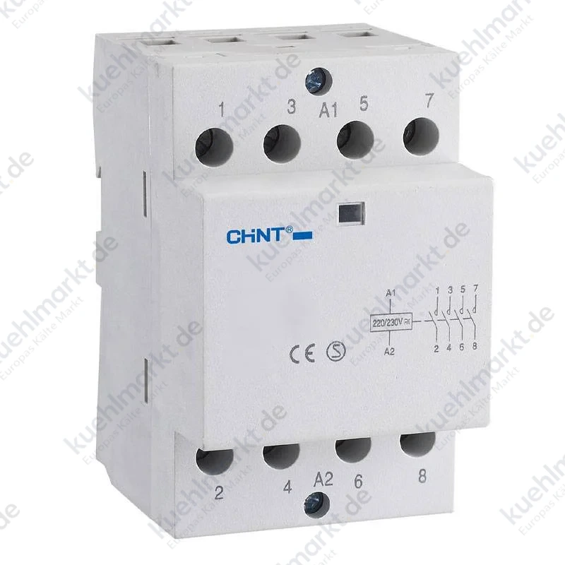 Chint Modulschütz NCH8 40A 4NA 4P 230 Vac 3 Module 256099