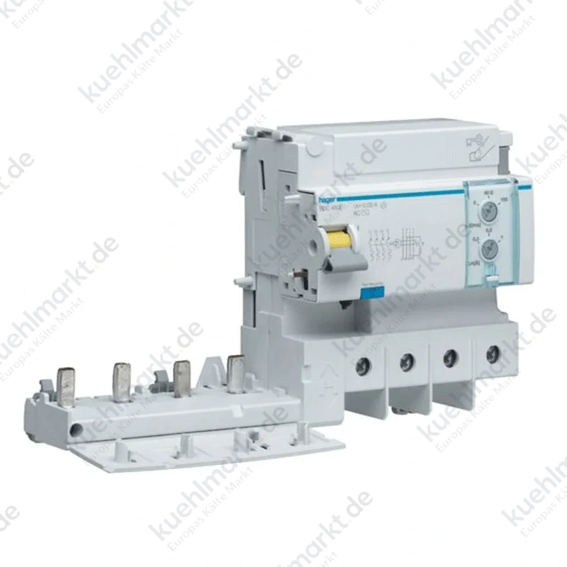 Hager FI-Block 4P 125A 30mA AC 6 Module BDC480E