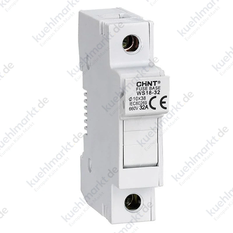 Chint Schaltbarer Sicherungshalter Sockel WSB18-32 32A 1P 1 Modul 80500