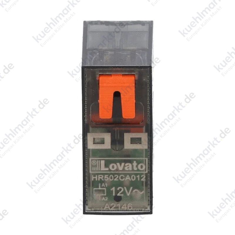Lovato Miniaturrelais mit LED-Anzeige 8A 2 Schalter 12VAC HR502CA012