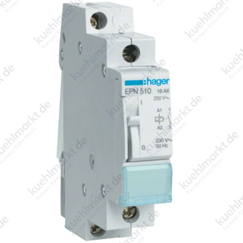 Hager Stufenrelais 16A 230V 1NA DIN 1 Modul EPN510