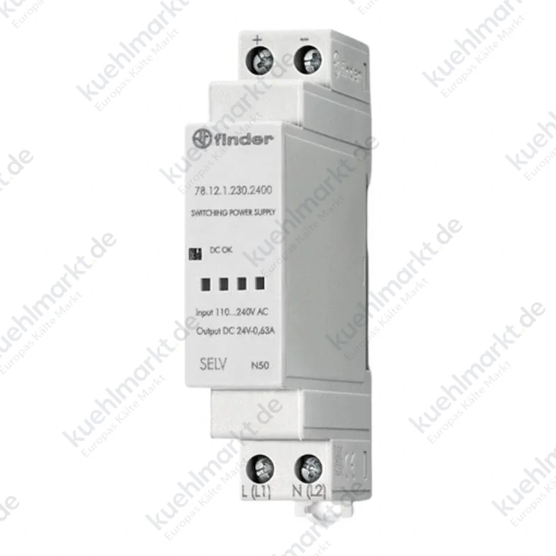 Finder modulares Schaltnetzteil Ausgang 24 V DC bis 12 W 1 Modul 781212302482