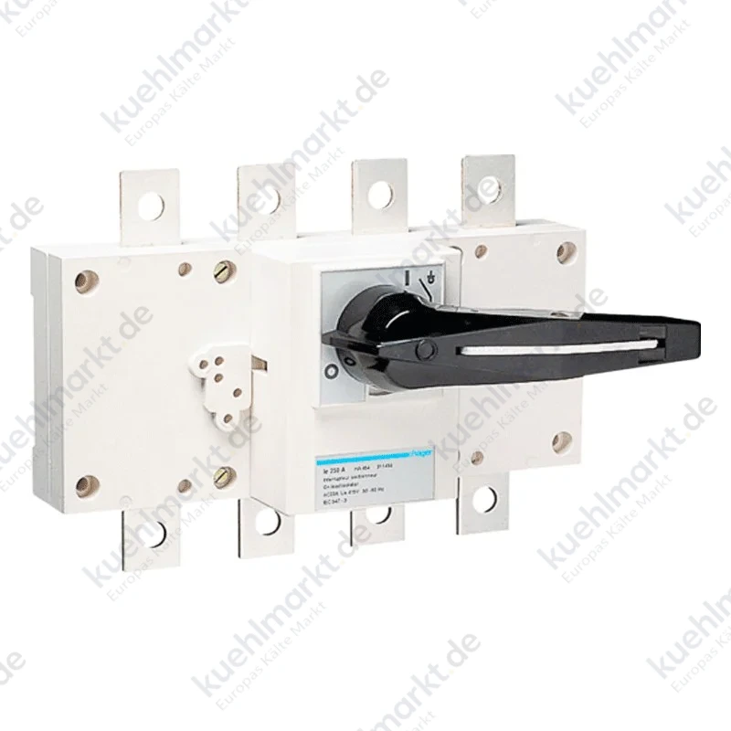 Hager 4P 250A Lasttrennschalter mit Drehschalter HA454