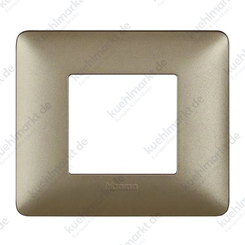 Bticino Matix Abdeckrahmen 2 Module Farbe Titanium AM4802MTA