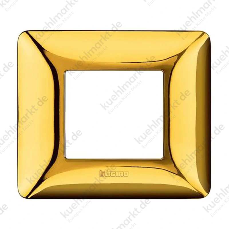 Bticino Matix Abdeckrahmen 2 Module Farbe Gold Glänzend AM4802GOR