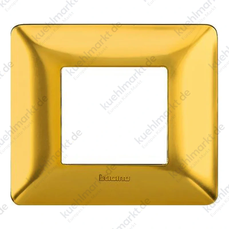 Bticino Matix Abdeckrahmen 2 Module Farbe Mattgold AM4802GOS