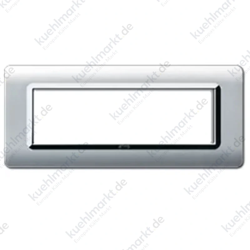 Ave Technopolymer Abdeckrahmen Sistema 44 Aluminium natur verchromt 7 Module 44PY07ALS