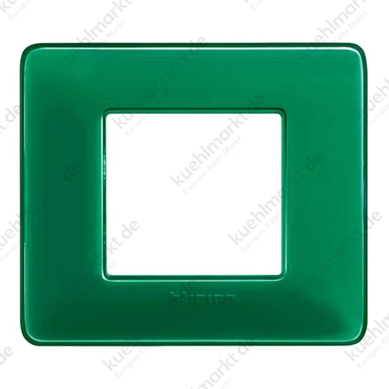 Bticino Matix Abdeckrahmen 2 Module Farbe Smaragd AM4802CVS