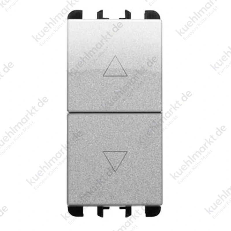 Urmet Simon Nea Doppelknopf mit Verriegelung Aluminium 10139AL
