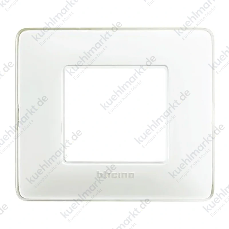 Bticino Matix Abdeckrahmen 2 Module Farbe Eis AM4802CBN