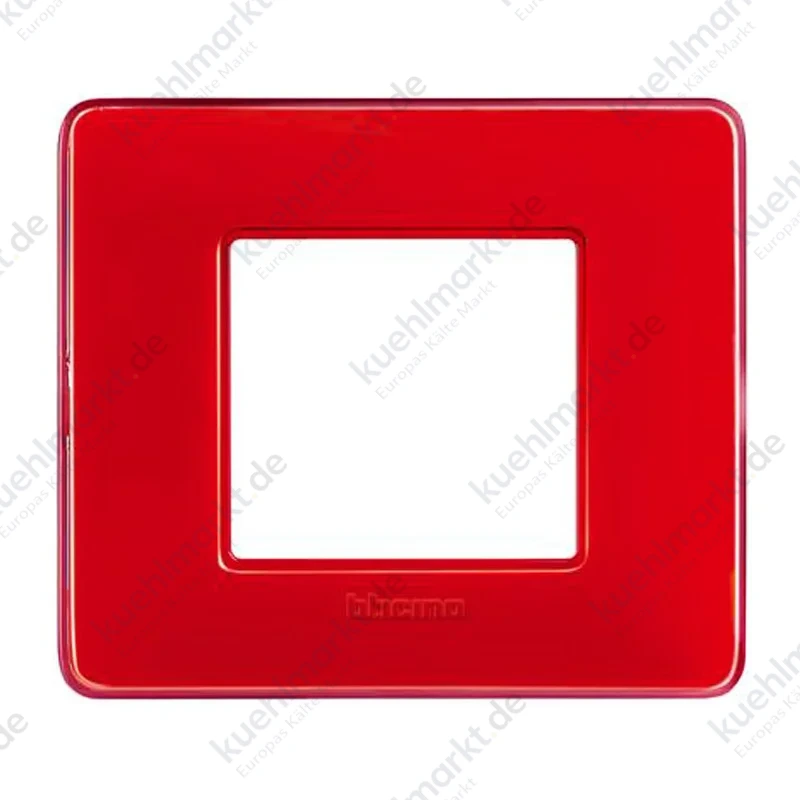 Bticino Matix Abdeckrahmen 2 Module Farbe Korallenrot AM4802CRD