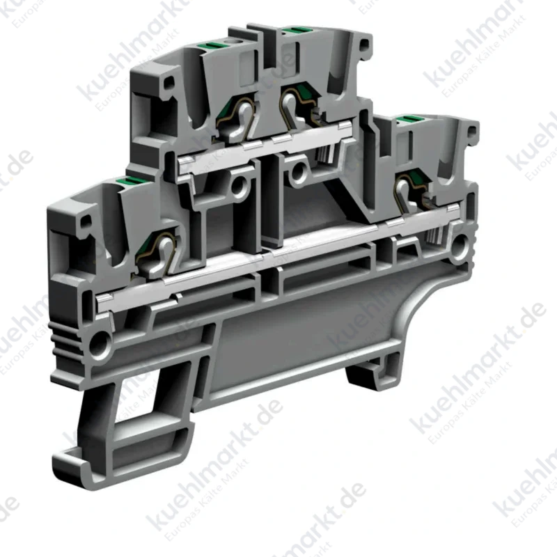 Cabur einsteckbare Doppelstockklemme mit 2,2 mm Sprungfeder EFD200GR