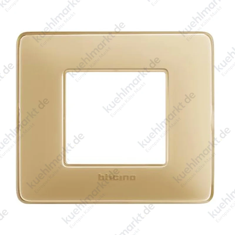 Bticino Matix Abdeckrahmen 2 Module Farbe Elfenbein AM4802CAV