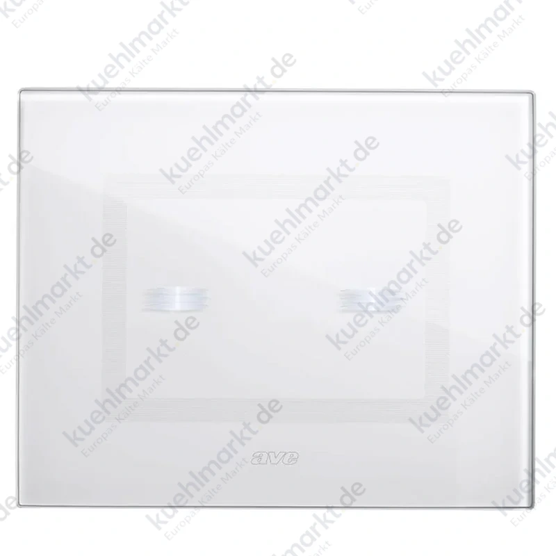 Ave Touch Abdeckrahmen aus Glas 3 Module für 2 Steuerungen weiß poliert 44PVTC02B