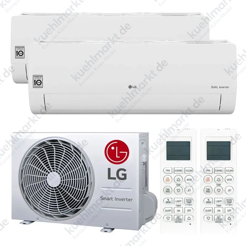 Lg Libero Smart Dual Split-Klimaanlage 9000+9000BTU WLAN