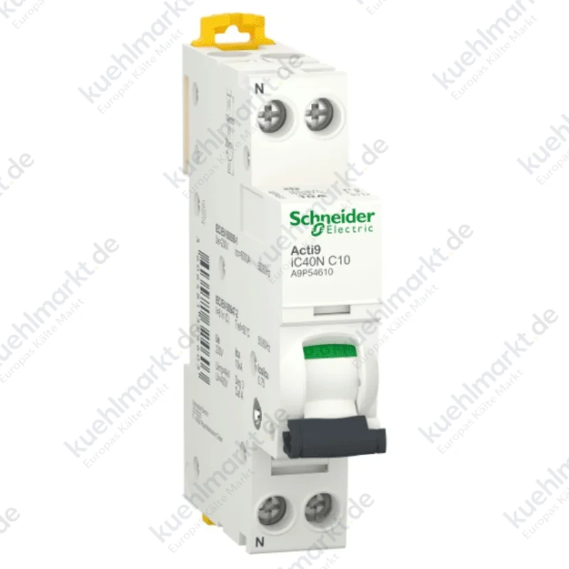 Schneider Acti9 LS-Schalter 1P+N 10A 6KA C 1M IC40N A9P54610