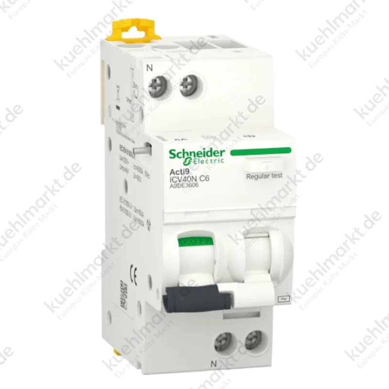 Schneider FI/LS-Schalter 6A 1P+N 6kA 30mA AC Kurve C 2M A9DE3606