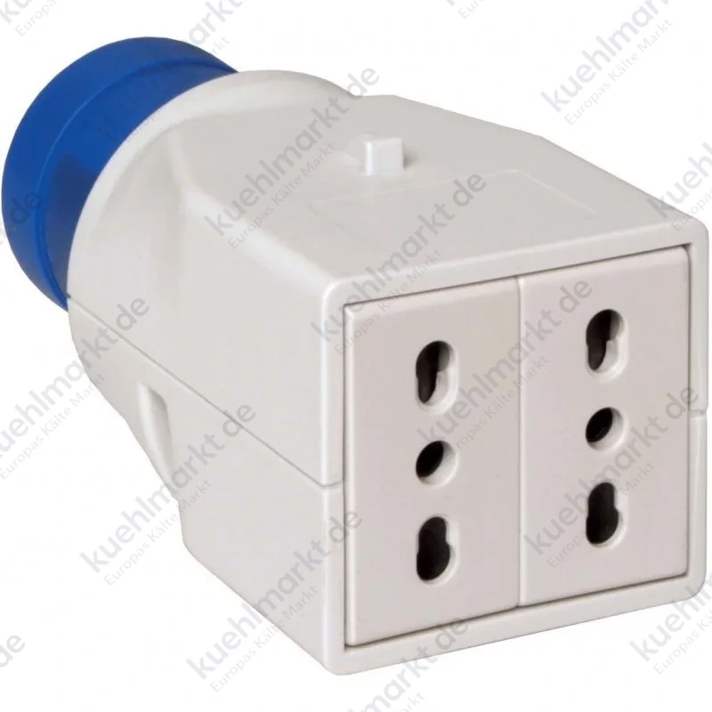 Schneider Industrielle und zivile Adapter 2P+E 16A 230V IP20 Blau PKZA202