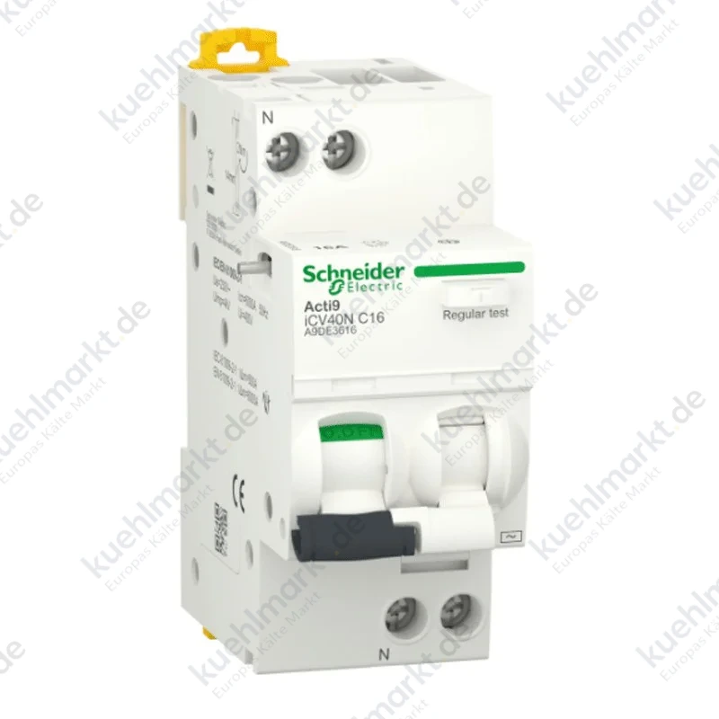 Schneider Acti9 FI/LS-Schalter 1P+N 16A 30MA AC 6KA A9DE3616