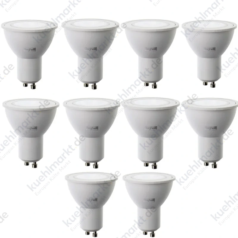 Beghelli Led-Glühbirnen 7W GU10 6500K 600 Lumen 10St. 56859