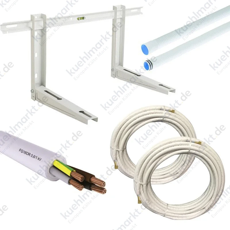 Montage-Kit für Klimaanlagen 5.0/7.0 kW 18000/24000BTU 6 Meter