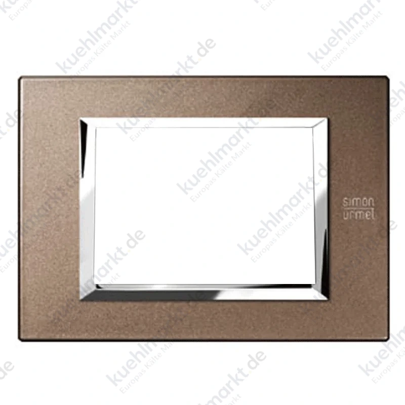 Urmet Simon Nea Abdeckrahmen 3 Module Bronze poliert 13903.BL