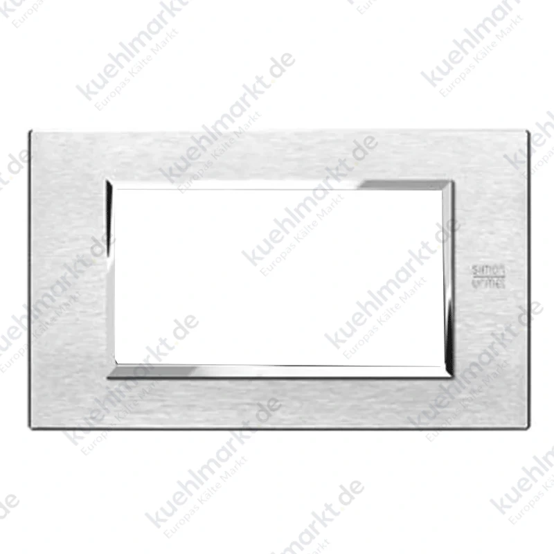 Urmet Simon Nea Abdeckrahmen 4 Module Aluminium satiniert 13904.AS