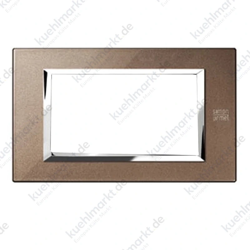Urmet Simon Nea Abdeckrahmen 4 Module Bronze poliert 13904.BL