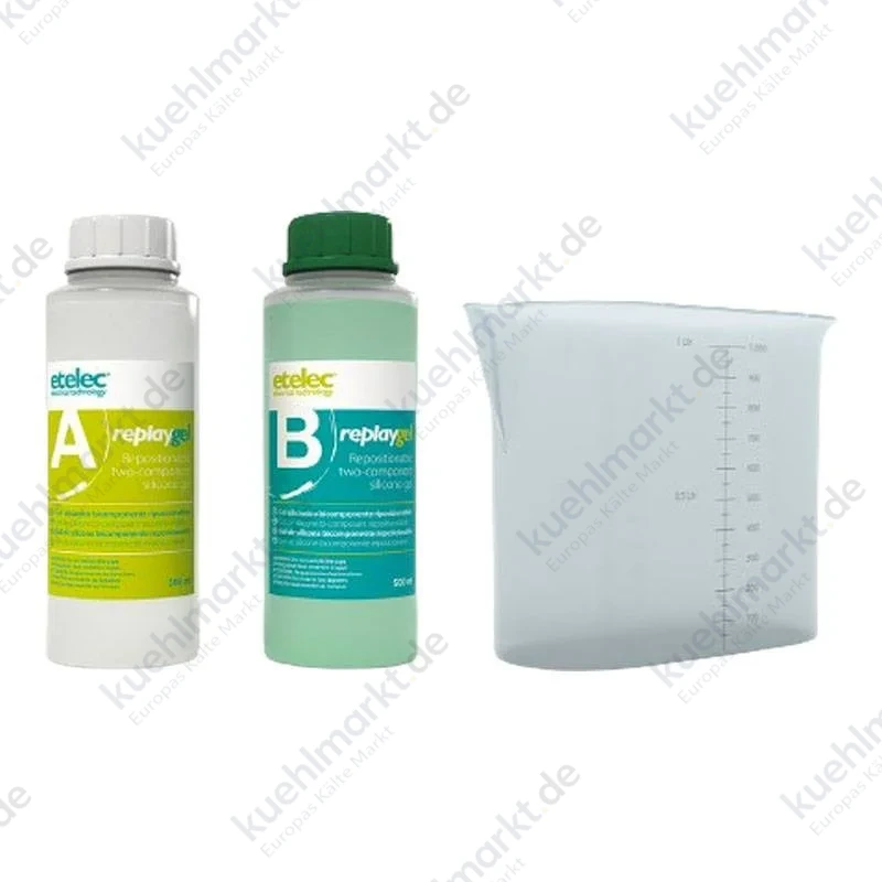 Etelec Zweikomponenten-Gelflasche für Kabel 1 Liter MP3100