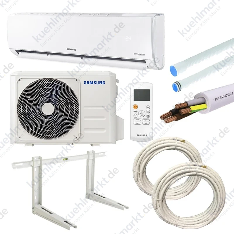 Samsung Maldives AR35 Klimaanlage 2,5 KW 9000BTU A++/A+ R32 mit Montage-KIT