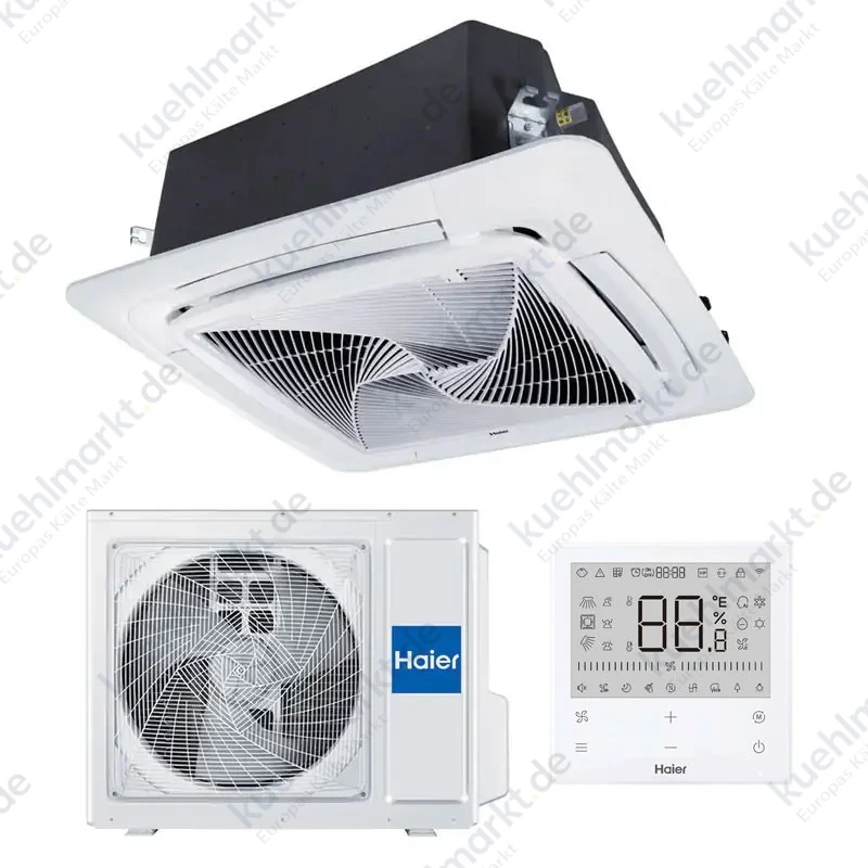 Haier Kassetten-Klimaanlage 9.2kw 31200btu 90x90 WLAN R32 A+/a