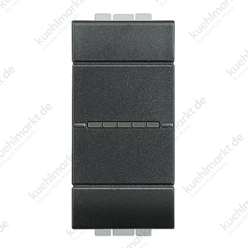 Bticino LivingLight Axialschalter 10A 1P anthrazit L4051N